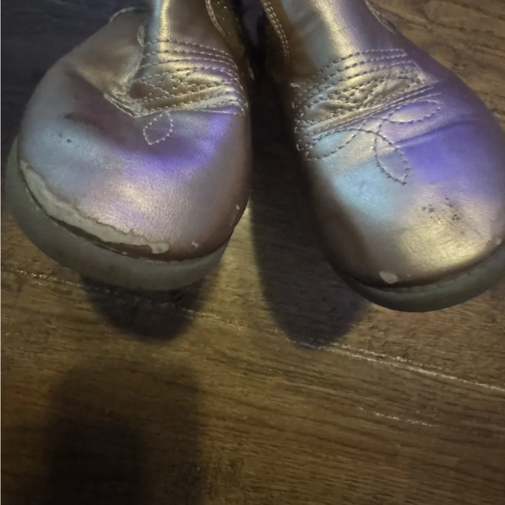 Girls 12 glitter boots cowgirl boots matched American Girl doll Tenney Grant